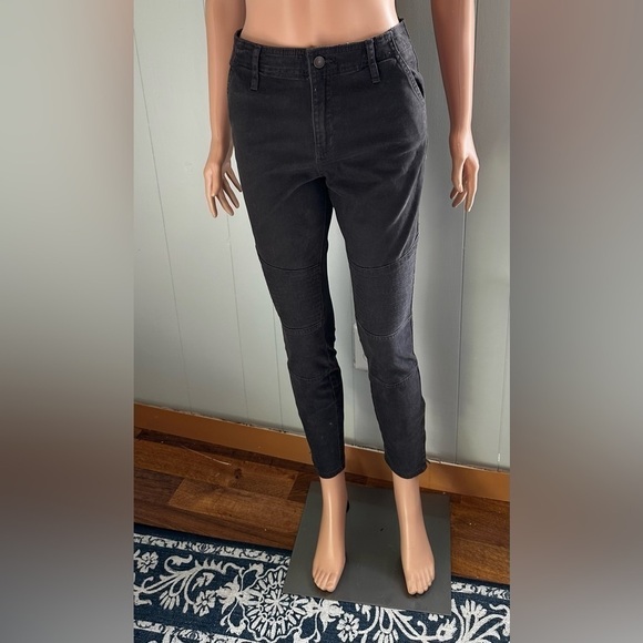 Abercrombie & Fitch Moto Ankle Zip Pants Size 0 - Picture 1 of 4